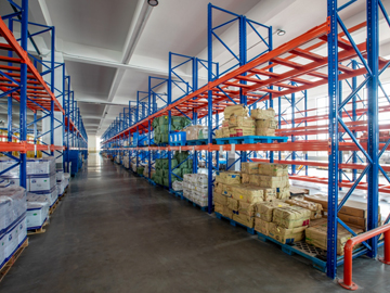 Semi-finished products warehouse